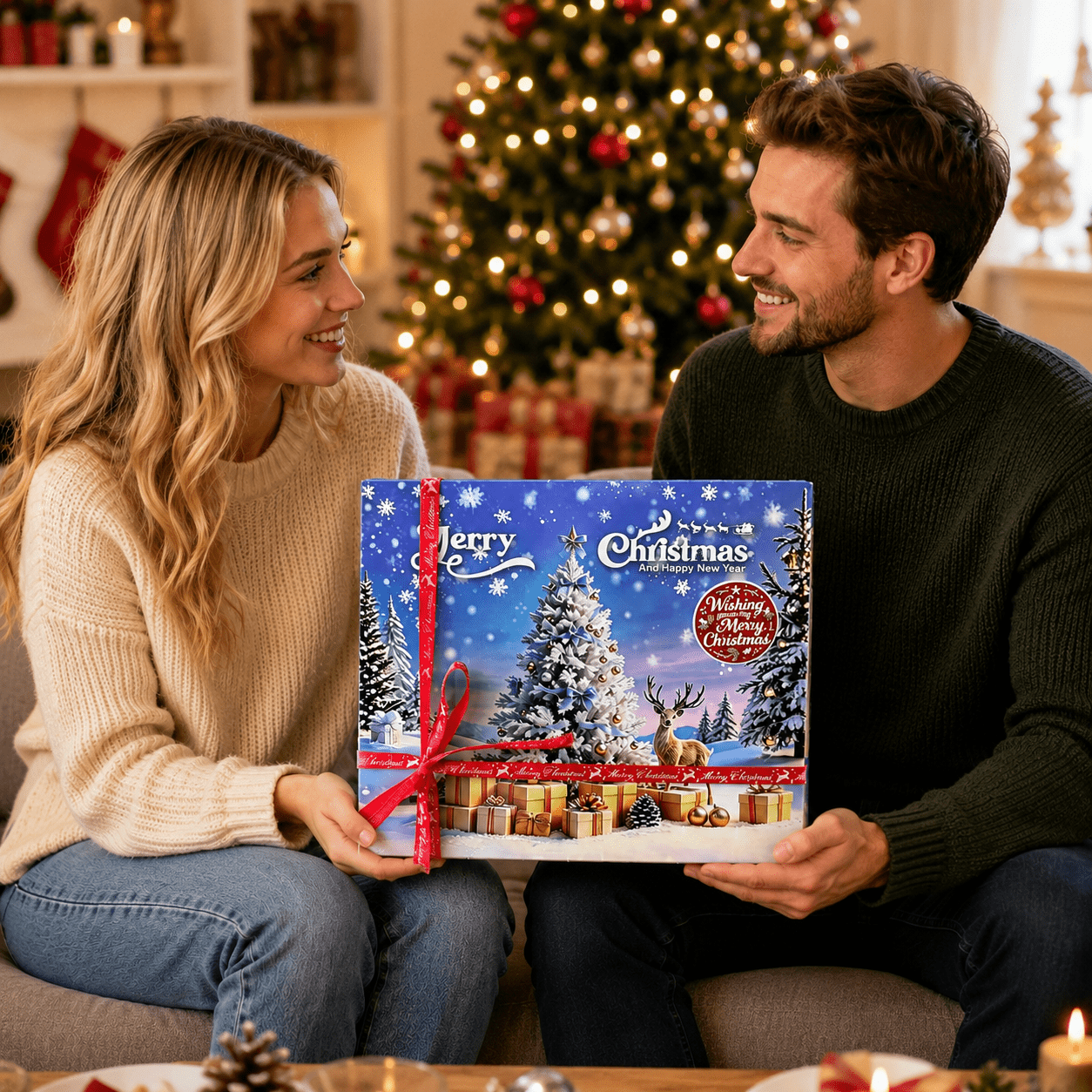 Christmas Advent Calendar Countdown Gift Set